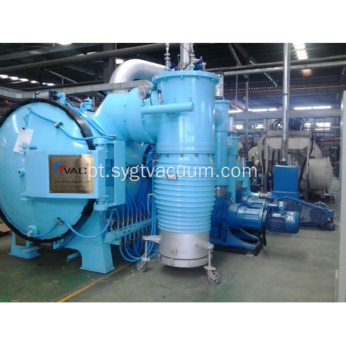 Forno de tratamento térmico de câmara única a vácuo horizontal